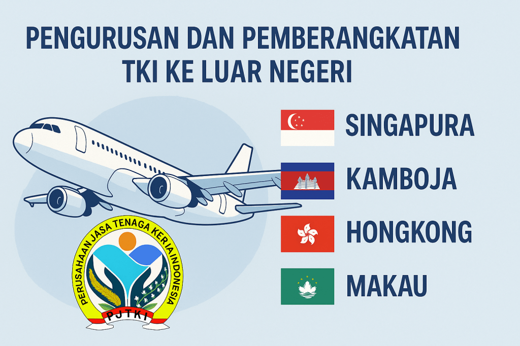 Panduan Lengkap Pengurusan dan Pemberangkatan TKI ke Luar Negeri: Singapura, Kamboja, Hongkong, dan&nbsp;Makau